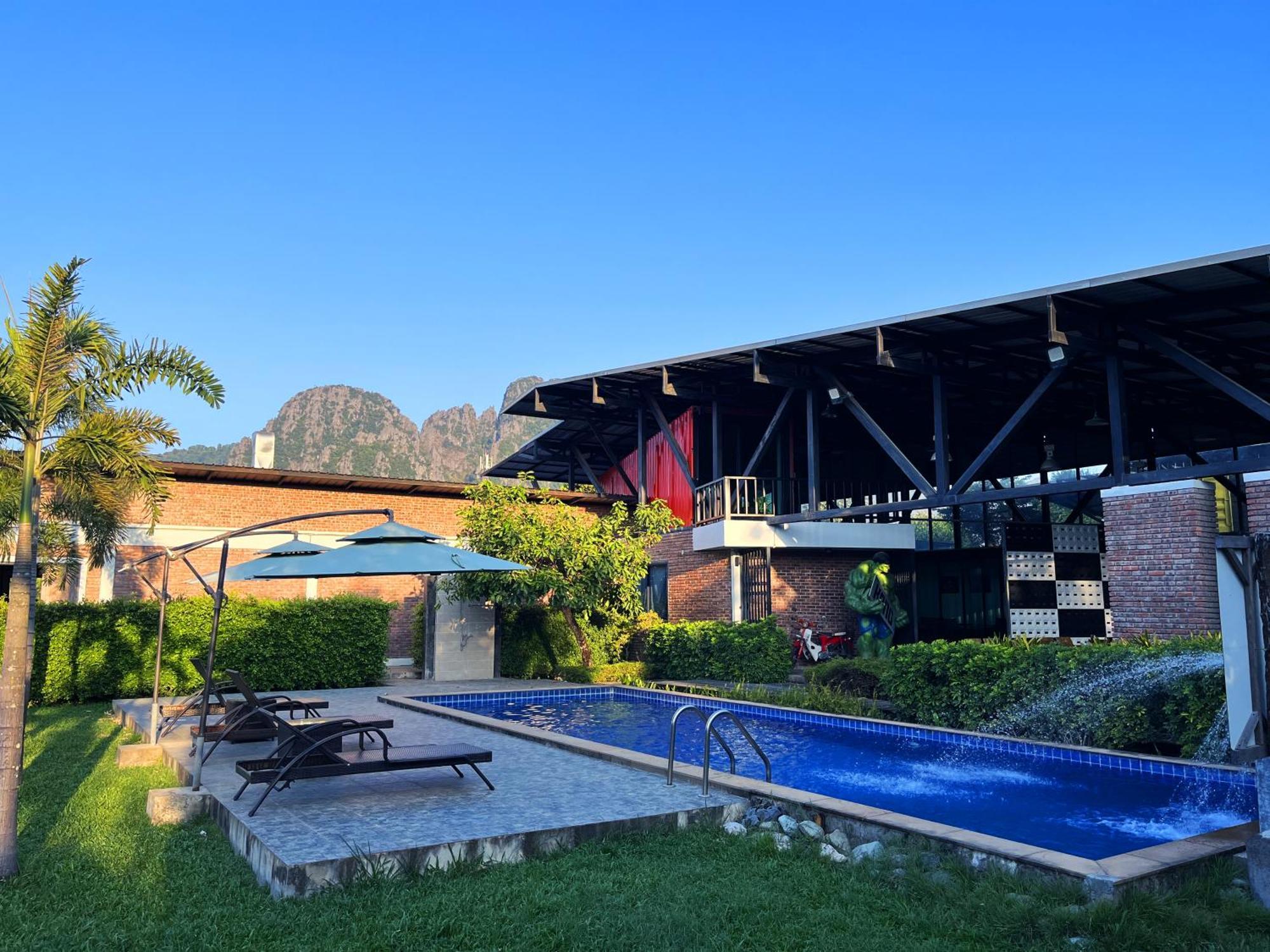 Kong Resort Vangvieng Vang Vieng Exteriör bild